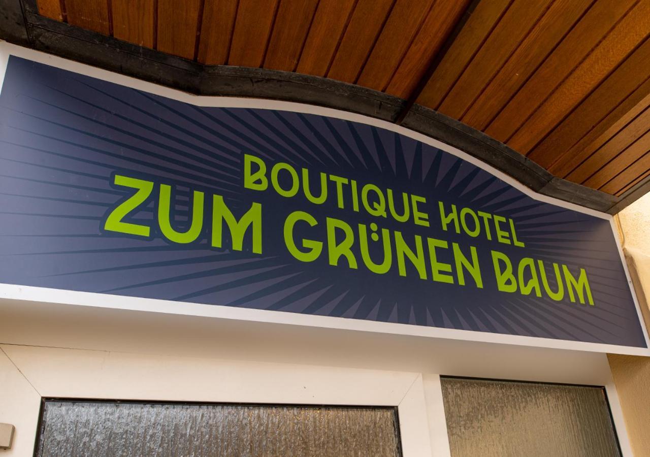 Boutique-Hotel Zum Gruenen Baum 阿尔岑瑙·因·尤特弗兰恩 外观 照片